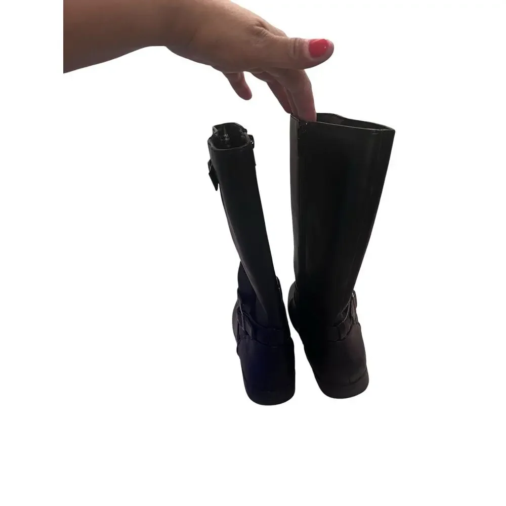 Thereabouts Girl’s 13M black Remi Whimsygoth knee-high equestrian riding boots